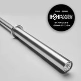 HANSU IPF APPROVED STAINLESS STEEL COMPETITION POWER BAR